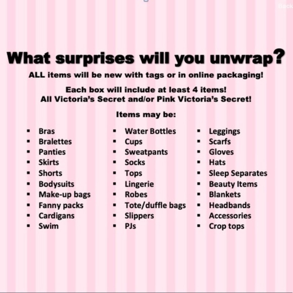 New VS & VS Pink Mystery Box or Reseller Box! 📦 - Picture 3 of 7